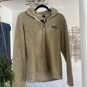 Patagonia Tan Quarter-Zip Jacket
